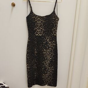 Steve Madden Giselle Leopard Dress Size 2